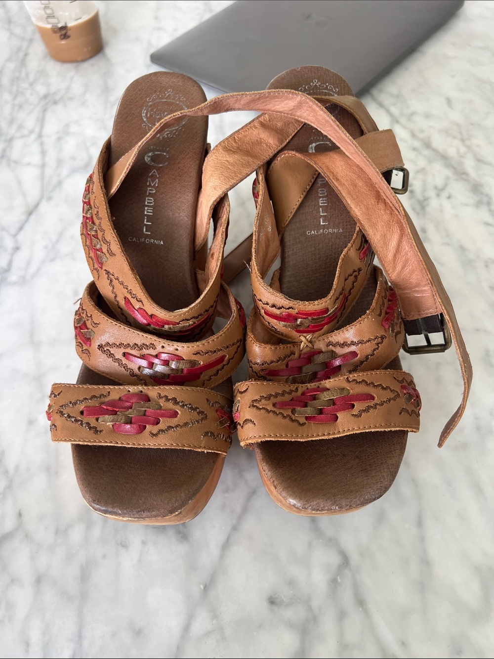 Jeffrey Campbell Leather Hippie Platform